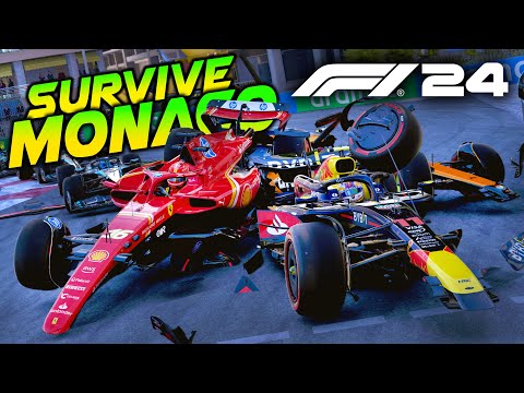 SURVIVE the EXTREME HARDCORE DAMAGE MOD in MONACO on F1 24