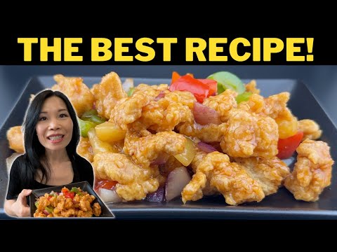 How to Make AUTHENTIC Sweet and Sour Chicken 甜酸鸡