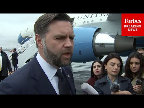 JUST IN: JD Vance Takes Questions From Reporters Before Departing Armenia En Route To Azerbaijan