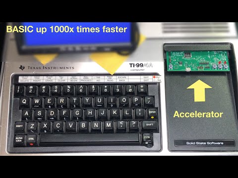 Making TI BASIC Fly! Accelerating TI-99/4A BASIC