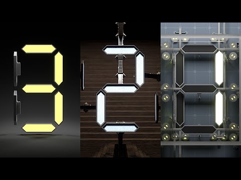 Tutorial: Animating a 7 Segment Display in Blender 4.2