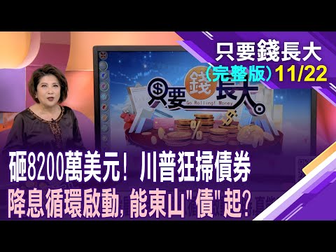 總統級債蛙!川普將為降息循環舖路,現債要上車了?國際金融板塊大震盪 債券在手,方能臨危不亂?如何提高勝率?【20251122只要錢長大(完整版)*鄭明娟(王仲麟×謝晨彥】
