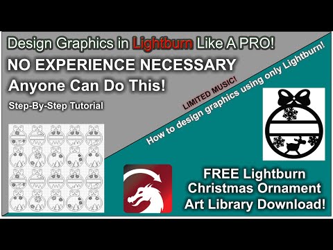 💡 Design Graphics in Lightburn Like A Pro in Lightburn!