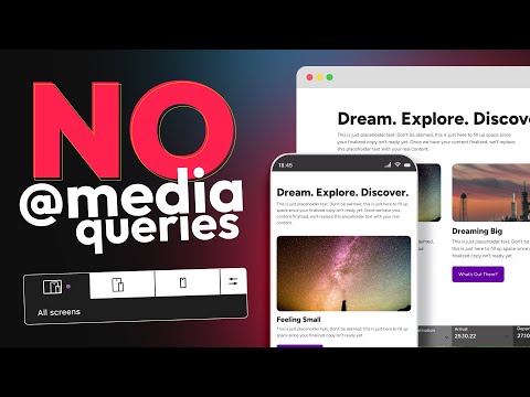 Escape Breakpoint Hell — Make it *automatically* responsive with a few simple tweaks