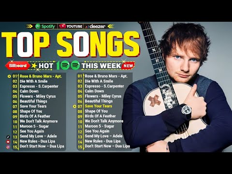 Ed Sheeran, Rihanna, Selena Gomez, Bruno Mars, Maroon 5, Zayn, Adele, Dua Lipa 💎 Billboard Hot 100