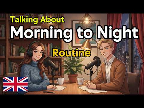 Speak English About Your Morning to Night Routine | Beginners Conversation Practice
