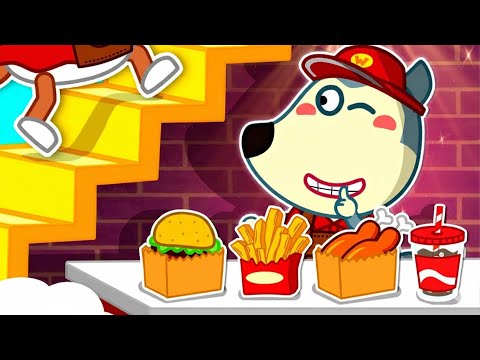 Wolfoo's McDonalds inside the House | Funny Stories for Kids 🤩 Wolfoo Cartoon