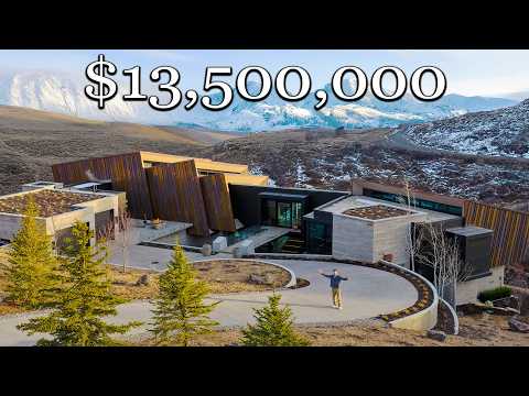 Inside a $13,500,000 Metal Mountain Home Built Like a Work of Art