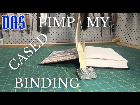 Flexible Made Sewn-On Endpaper // Adventures in Bookbinding