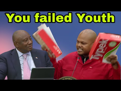 Sihle Lonzi Slamming President Ramaphosa & ANC. You failed the Youth.