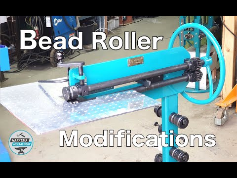 Cheap Bead Roller gets some Quality Modifications