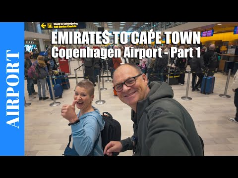 Emirates Flight to Cape Town  - Departure from Copenhagen Airport