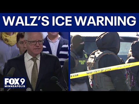 Gov. Walz warns of ICE operations over Christmas
