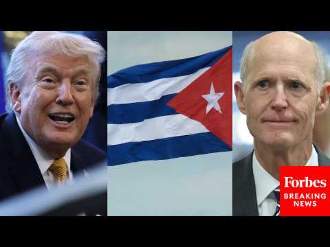 Rick Scott Asked Point Blank About Trump Saying The US Should 'Take Cuba'