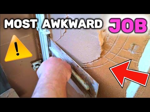 Skimming behind pipes, over bone dry walls and blending it all in