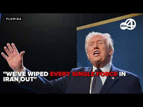 FULL: Donald Trump details 'major strides' the United States Military has taken in Iran