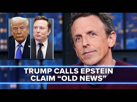 Trump Calls Elon's Epstein Allegations "Old News"