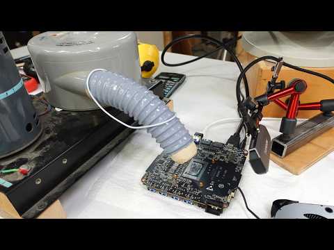 Cooling a CPU by just blowing air at it, no heat sink