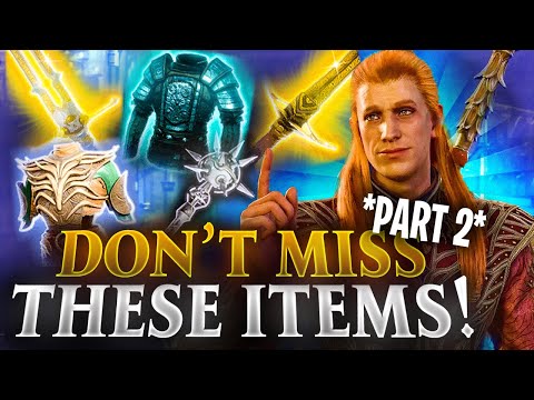 Baldur's Gate 3 - easily missed powerful ITEMS in ACT 1! (that stay good for the whole game! Part 2)