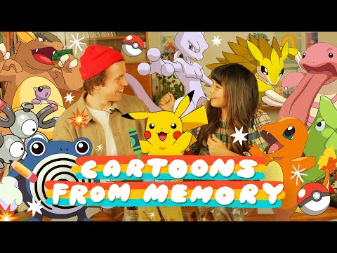 DRAWING POKEMON FROM MEMORY ✷ CARTOONS FROM MEMORY