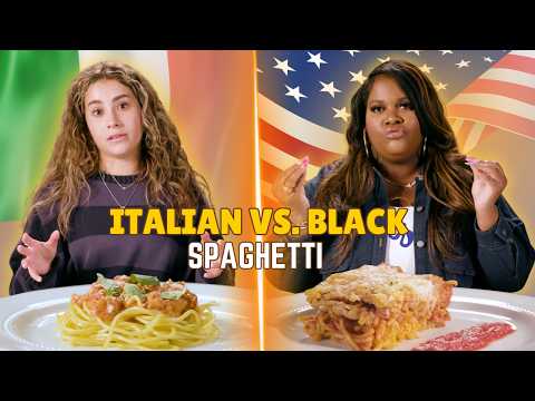 Black vs Italian: We Try Each Other's Spaghetti | Taste Wars