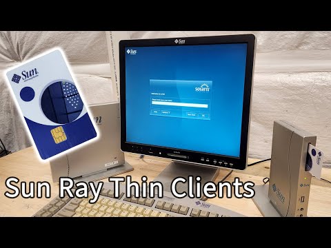 Setting up Sun Ray Thin Clients
