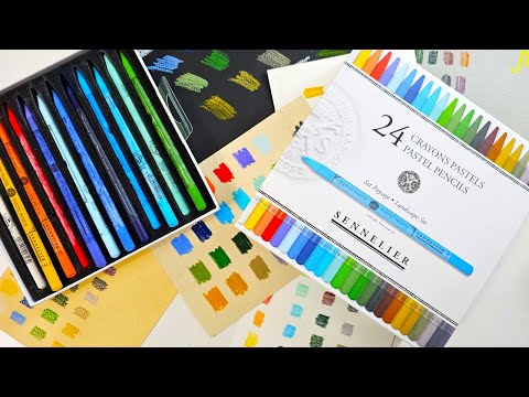 The BRAND NEW Sennelier Woodless Pastel Pencils!! Are they any good?