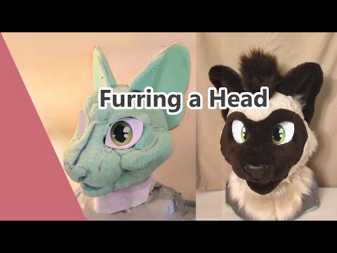 How to Fur a Fursuit Head
