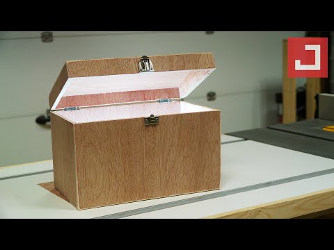 Fabrication d'une boîte en bois avec assemblage à 45° !