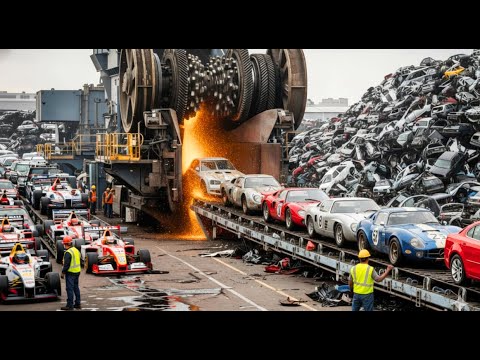 Inside a Modern Car Recycling Plant – How Old Cars Are Turned Into Steel (Full Process)
