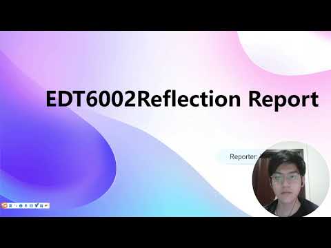 EDT6002 Reflection