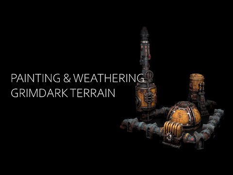 Painting and Weathering Grimdark 40k terrain