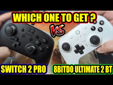 IN DEPTH COMPARISON! Switch 2 Pro Controller vs 8BitDo Ultimate 2 Bluetooth