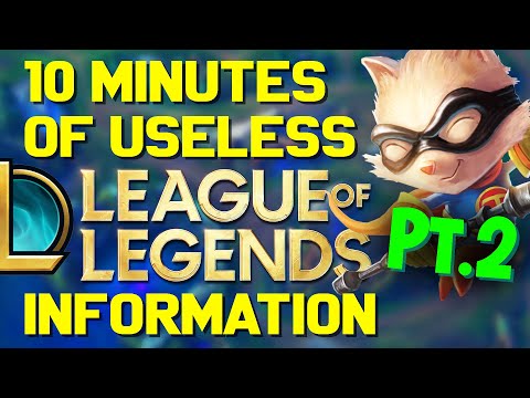 10 Minutes of Useless Information about League of Legends Pt.2! (Ft. RossBoomSocks, Rav, RTB)