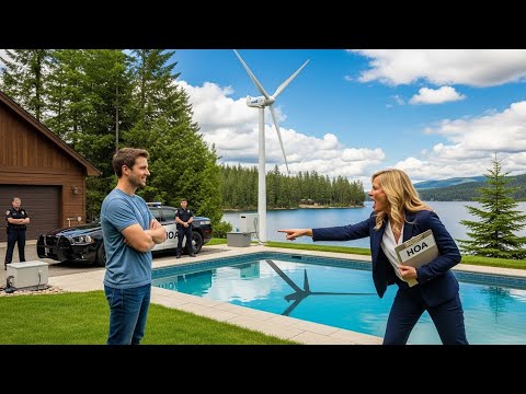 They Complained My Generator Was Loud, So I Went Off-Grid and Installed a Wind Turbine by the Pool!