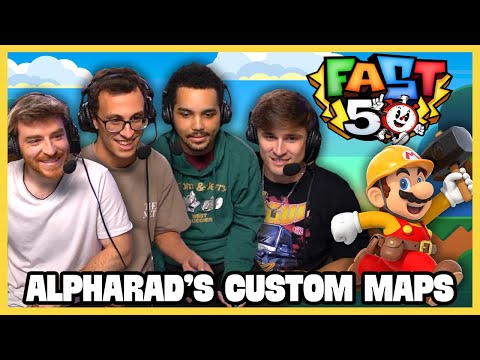 Alpharad's Mario courses destroy Ludwig, PointCrow, DougDoug, and Void | Fast50