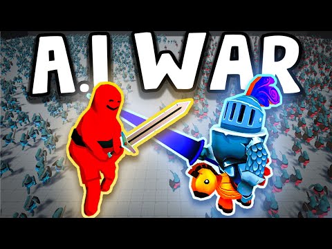 I Made 1.000 A.I Knights FIGHT… (Deep Reinforcement Learning)