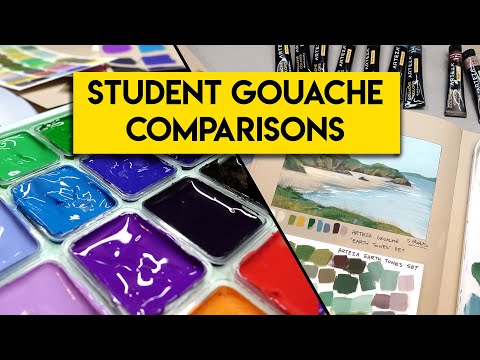 Are ARTEZA, HIMI, and CARAN D'ACHE Gouache REALLY that Different?