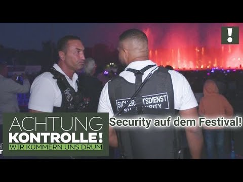 Damit auf dem FESTIVAL alles glattläuft! 👍 SICHERHEIT geht vor! | Achtung Kontrolle
