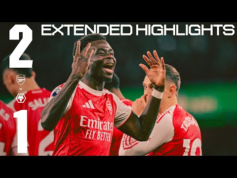 A DRAMATIC END AT EMIRATES STADIUM 🤯 | EXTENDED HIGHLIGHTS | Arsenal vs Wolves (2-1) | EPL
