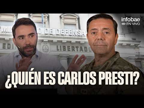CARLOS PRESTI: El MILITAR nombrado por MILEI para GESTIONAR el MINISTERIO de DEFENSA