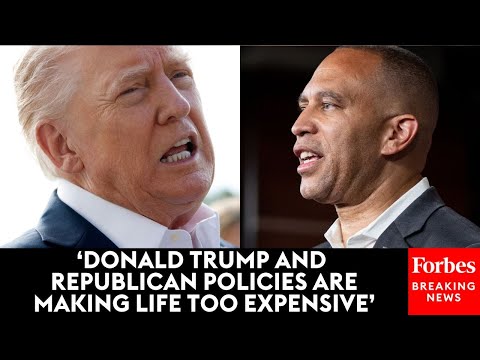 BREAKING: Hakeem Jeffries Drops The Hammer On Trump, GOP After Report Shows Inflation Rising
