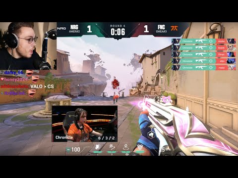 CS2 expert's first time watching Valorant - FNATIC vs NRG - VCT Paris 2025