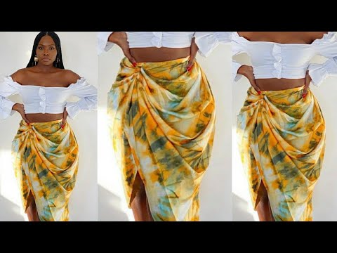 How to make stylish Draped skirt