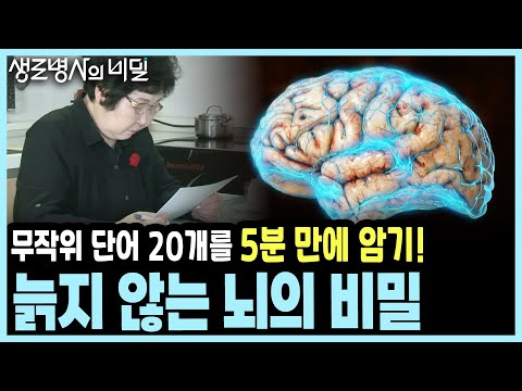 늙지 않는 뇌를 만드는 방법은 무엇일까? 그 비결을 알아본다! I KBS 20180606 방송