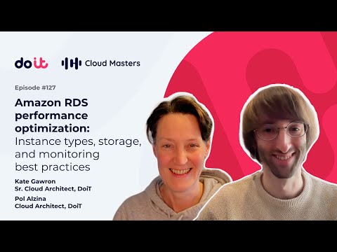 Amazon RDS performance optimization: Instance types, storage, and monitoring best practices [#127]