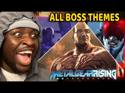 IVE BEEN SLEEPING ON METAL GEAR MUSIC!!!! Metal Gear Rising All Vocal Boss Themes REACTION!!!