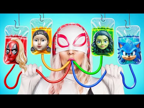 그웬 스테이시에게 무슨 일이 있었을까? / 오징어 게임 인형 vs 슈퍼히어로!