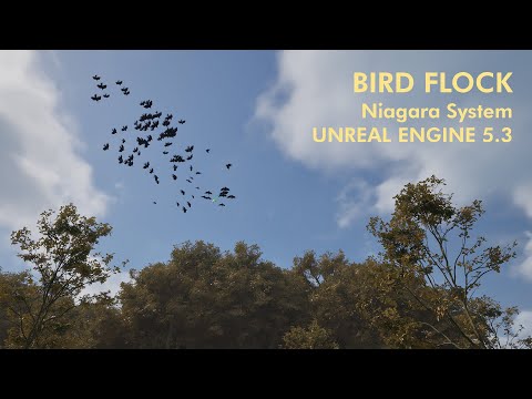 How to create a Bird Flock using Niagara System in Unreal 5.3