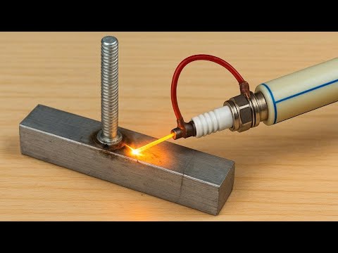 Even at 60, You Should Know This Trick – Turn a Spark Plug into a Welding Tool!